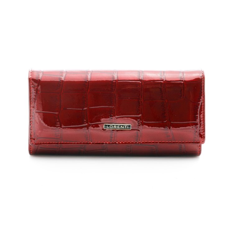 Dámska kožená peňaženka červená Lorenti 001