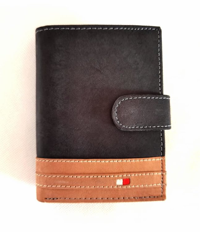 Pánska kožená peňaženka Wild čierna 0026