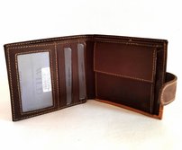 Pánska kožená peňaženka Wild hnedá 0026