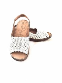 Dámske kožené sandále FC L21-404 Biele