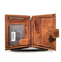 Pánska kožená peňaženka camel 0025