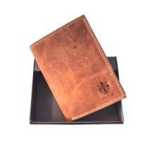 Pánska kožená peňaženka camel 00025