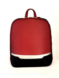 Dámsky ruksak červený 2V1 0074