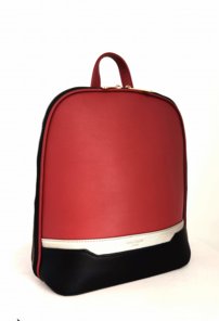 Dámsky ruksak červený 2V1 0074