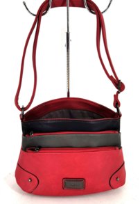 Dámska crossbody kabelka 0040 červená