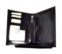 Pánska kožená peňaženka čierna CAVALDI 0024