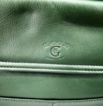 Dámska luxusná kožená crossbody kabelka zelená 0140