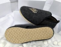 Pánske hrejivé papuče z ovčej vlny