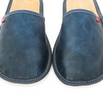 Pánske kožené papuče Nix modré